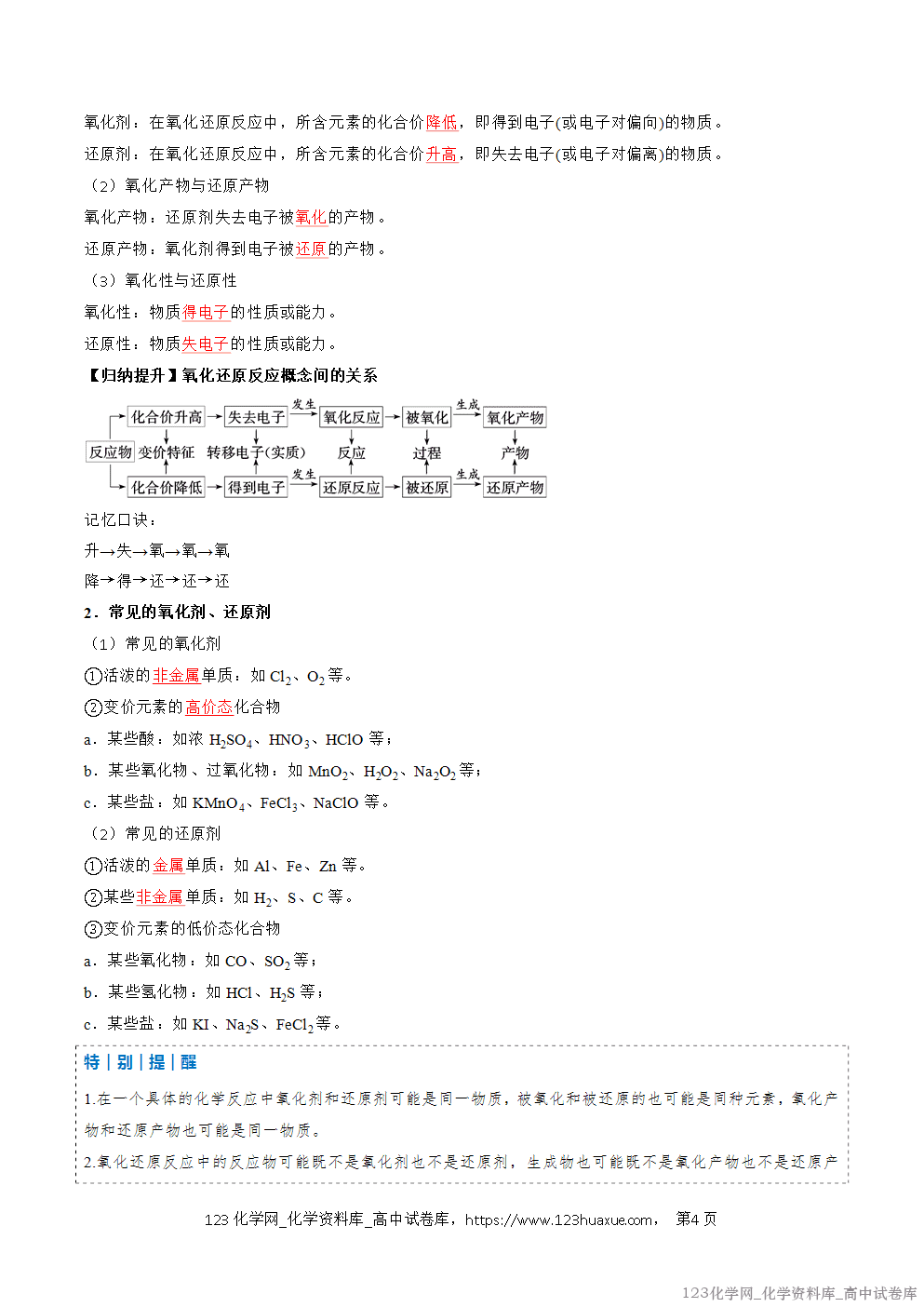 2025~2026学年高一化学上学期考点大串讲专题03氧化还原反应期中复习讲义(解析版)