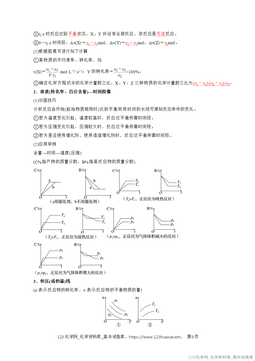 2025~2026学年高二化学上学期期中考试复习考点大串讲专题03化学平衡复习讲义(教师版)