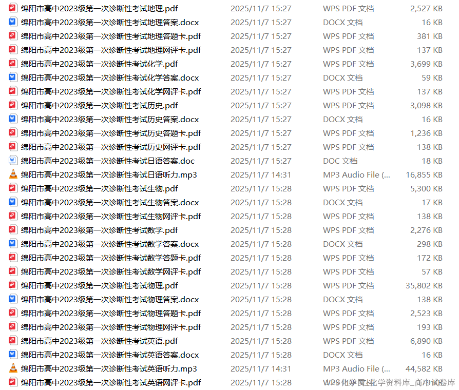 四川省绵阳市高中2026届高三第一次诊断性考试（绵阳一诊A卷）全科试卷含答案含日语及英语听力